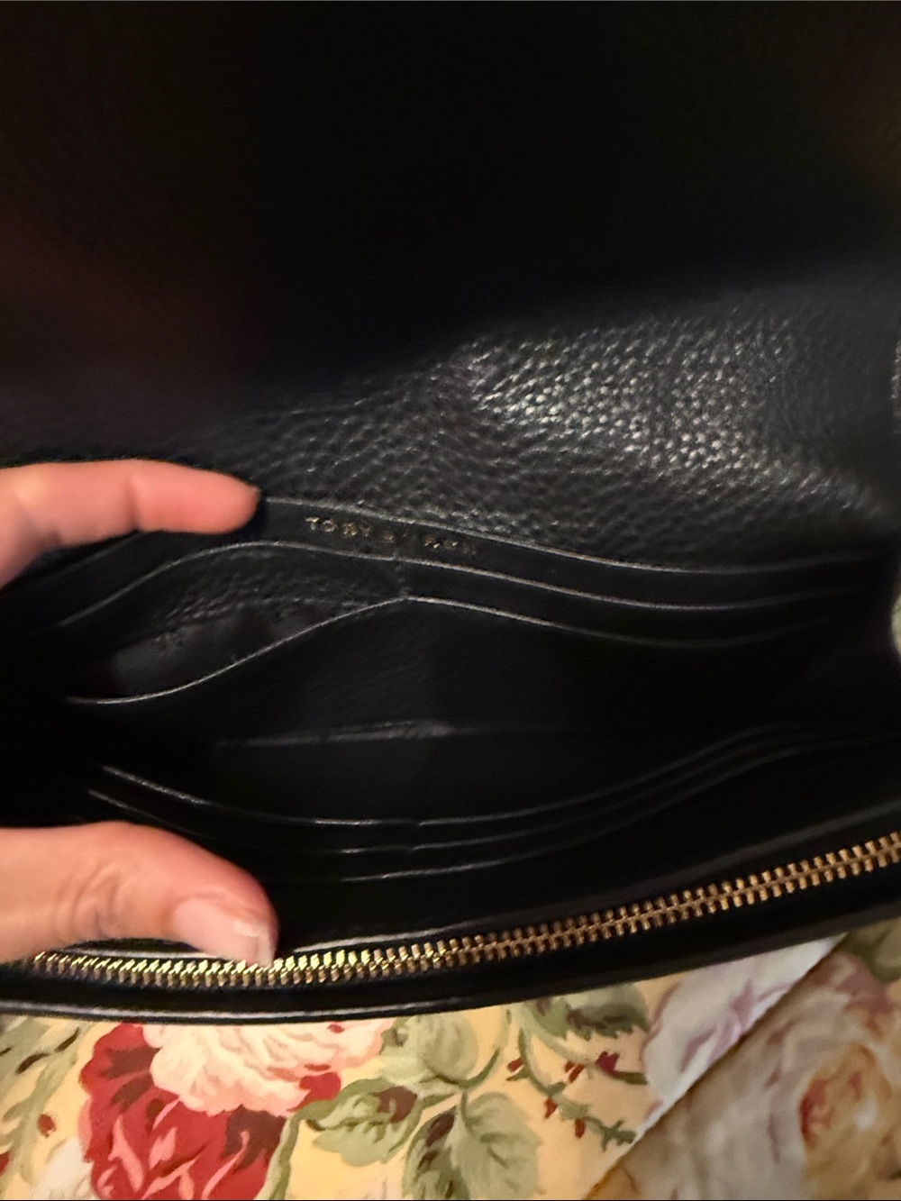 Tory Burch leather wristlet wallet - Picture 3 of 4